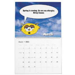 Calendario de Jerry El Gato 2026
