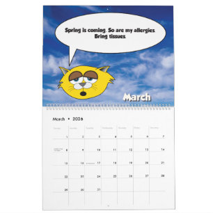 Calendario de Jerry El Gato 2026