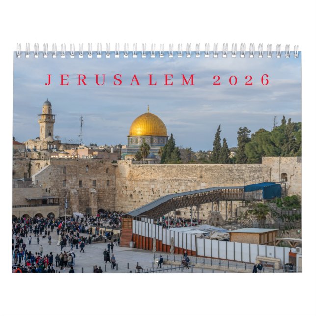 Calendario de Jerusalén 2026 (Tapa)