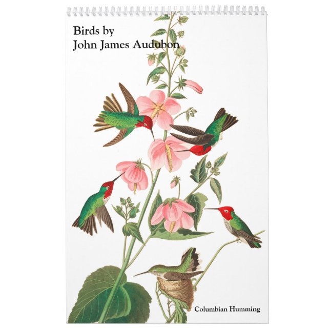 Calendario de John James Audubon (Tapa)