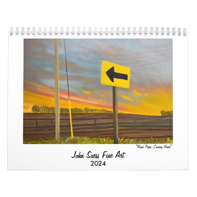 Calendario de John Suess Bella Artes 2024 (Tapa)