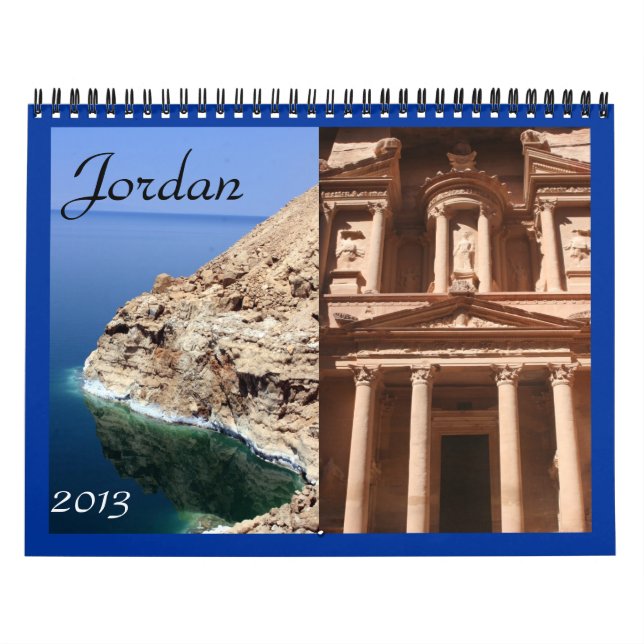 calendario de Jordania 2013 (Tapa)