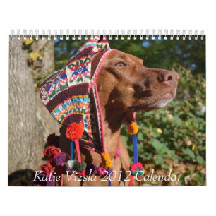 Calendario de Katie Vizsla 2012