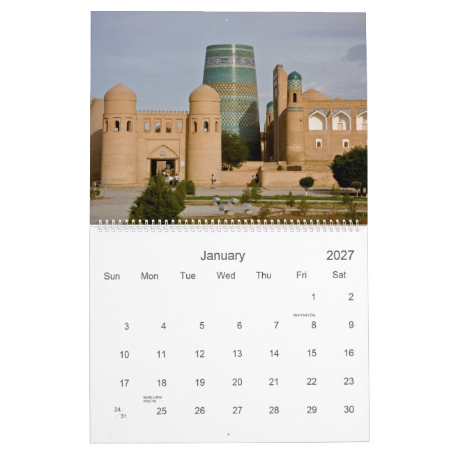 Calendario de Khiva 2010 (Jan 2027)