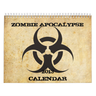 Calendario de la apocalipsis del zombi