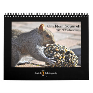 Calendario de la ardilla 2013 de OM Nom