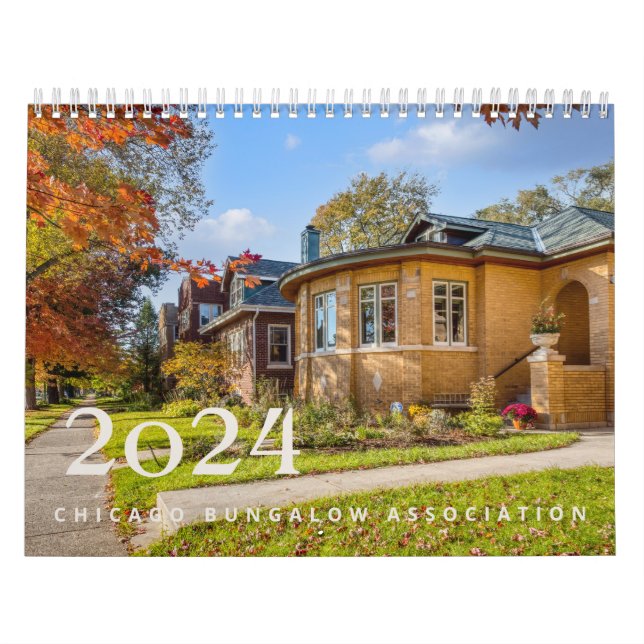 Calendario de la Asociación de Bungalow de Chicago (Tapa)