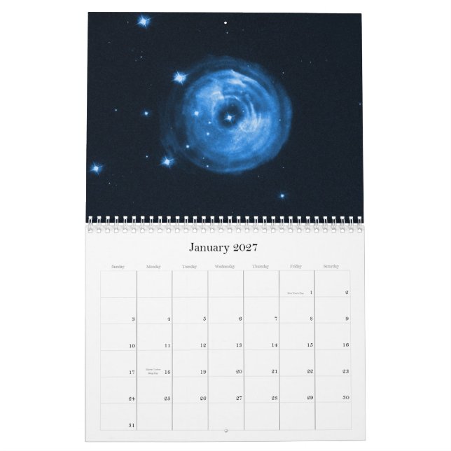 Calendario de la astronomía (Jan 2027)