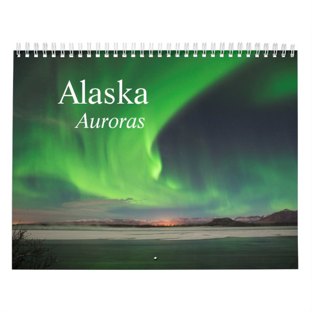 Calendario de la aurora de Alaska (Tapa)