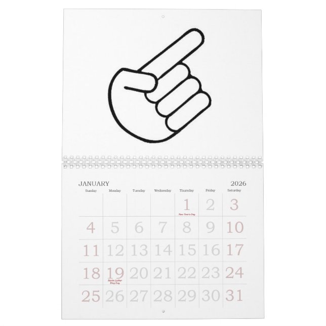 CALENDARIO DE LA CARTA DEL PLACER (Jan 2026)