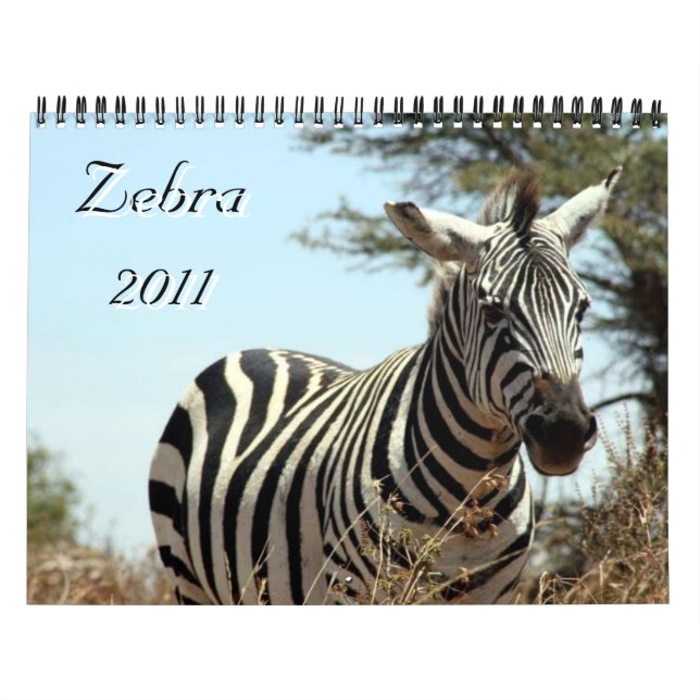 calendario de la cebra 2011 (Tapa)