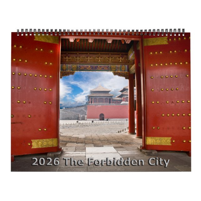 Calendario de la Ciudad Prohibida 2026 (Tapa)