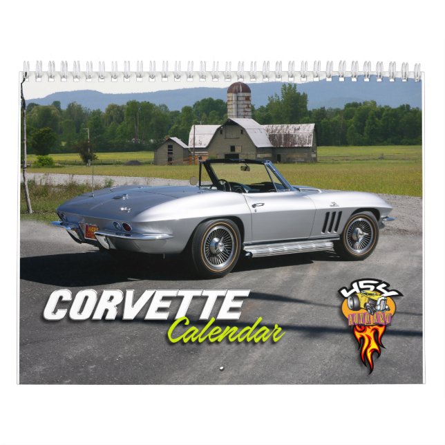 Calendario de la colección del Corvette (Tapa)