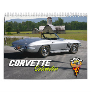 Calendario de la colección del Corvette