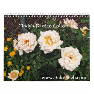 Calendario de la colección del jardín de Cindy