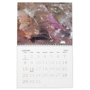 Calendario de la colección Rock & Gem