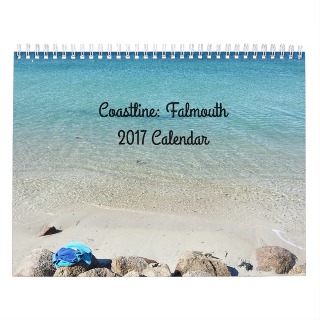 Calendario de la costa costa 2017 de Falmouth (Tapa)