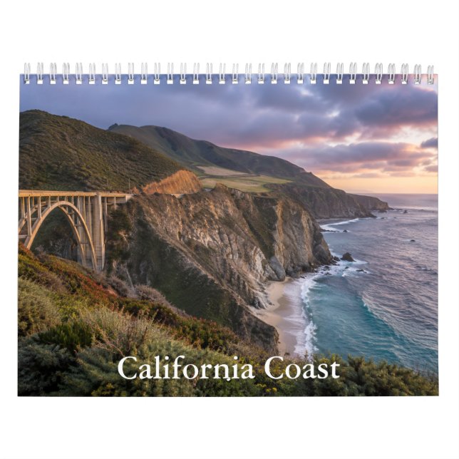 Calendario de la Costa de California (Tapa)