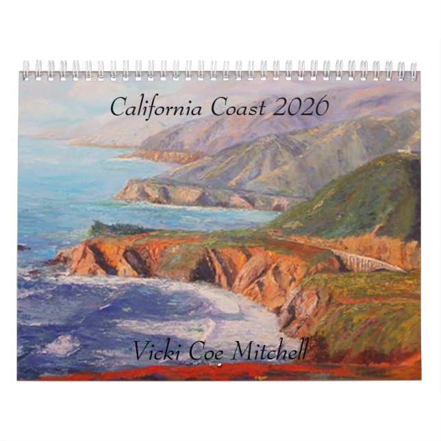 Calendario de la Costa de California 2026 (Tapa)