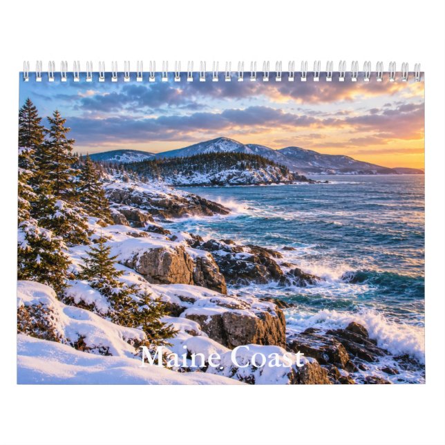 Calendario de la costa de Maine (Tapa)