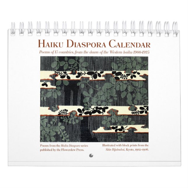 Calendario de la diáspora haiku 2024 (Tapa)