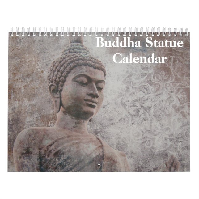 Calendario de la estatua de Buda 2025 (Tapa)