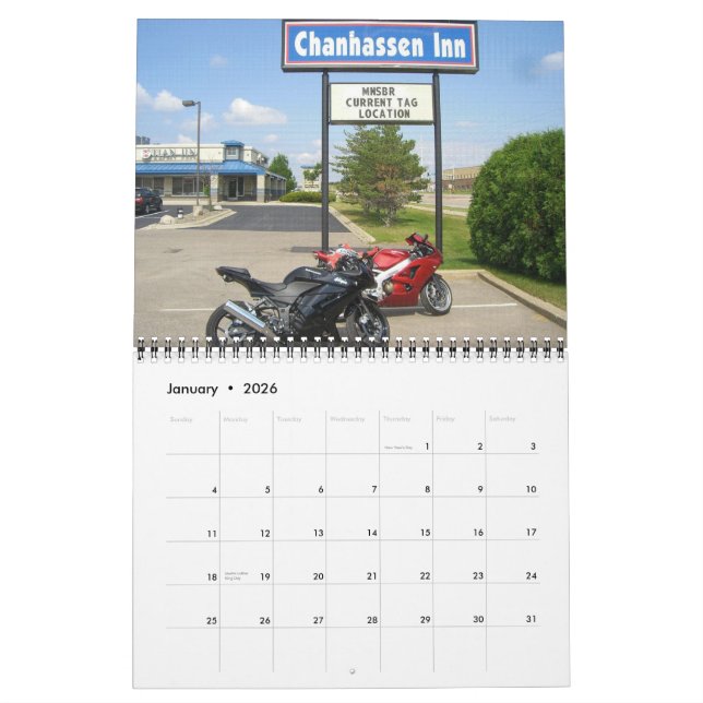 Calendario de la etiqueta de la foto de 2010 MNSBR (Jan 2026)