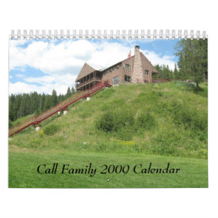 Calendario de la familia 2009 de la llamada