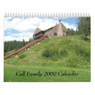 Calendario de la familia 2009 de la llamada