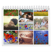 Calendario de la familia de amapola