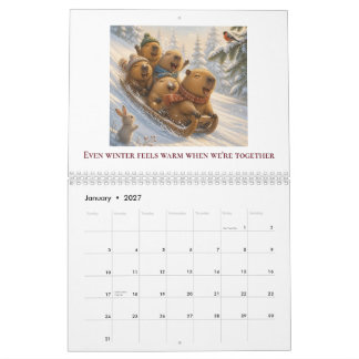 Calendario de la Familia de Carpinchos 2027 – Ilus
