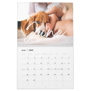 Calendario de la familia de fotos de Personalizado