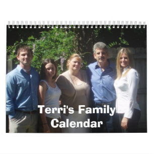 Calendario de la familia de Terri