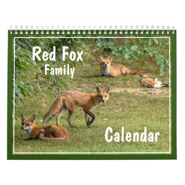 Calendario de la familia Fox (Tapa)