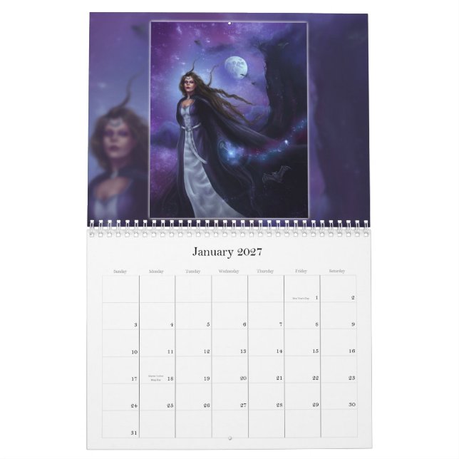 Calendario de la fantasía del reino de Tiffany (Jan 2027)