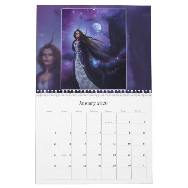 Calendario de la fantasía del reino de Tiffany (Jan 2026)