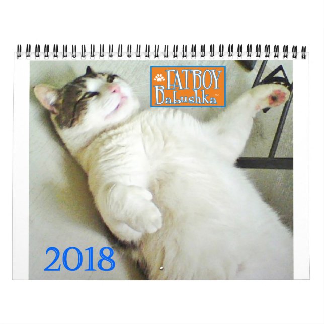 CALENDARIO DE LA FATBOY BABUSHKA 2018 (Tapa)
