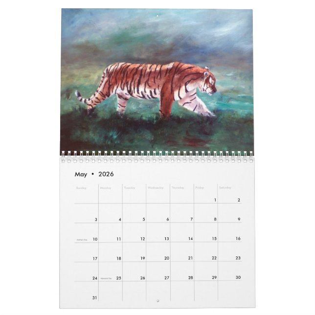 Calendario de la fauna (May 2026)