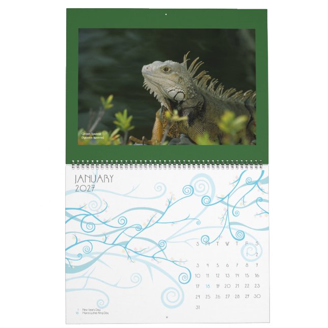 calendario de la fauna - 2012 (Jan 2027)