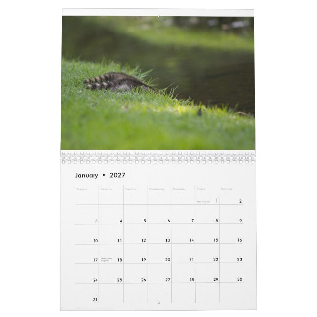 Calendario de la fauna del puerto seguro (Jan 2027)