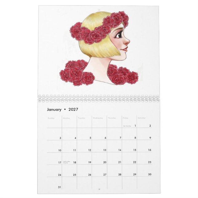 Calendario de la flora 2014 (Jan 2027)