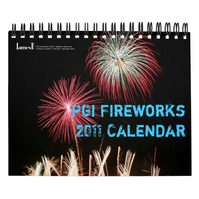 Calendario de la foto 2011 de los fuegos (Tapa)