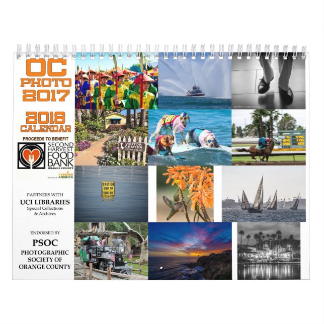 Calendario de la foto 2017 OC para 2018 (Tapa)