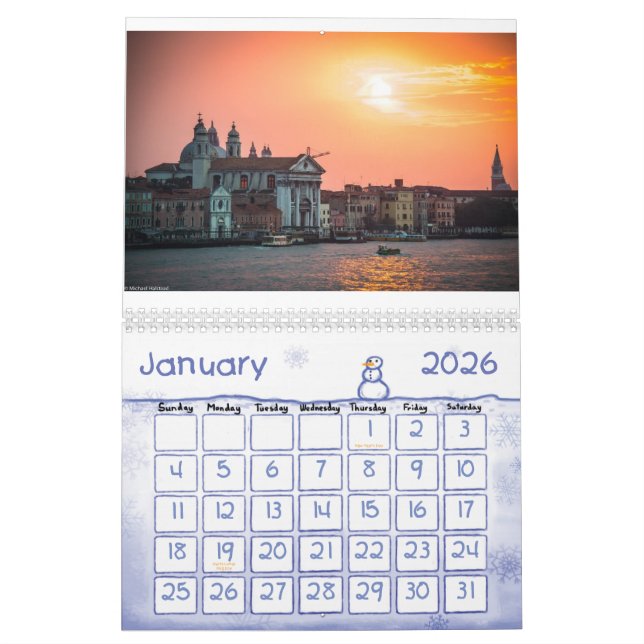 Calendario de la foto de 2014 paisajes (Jan 2026)