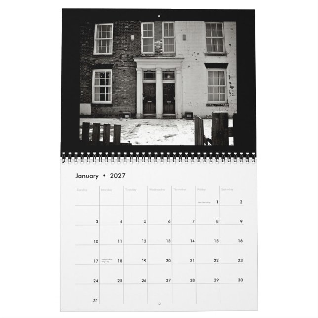 Calendario de la fotografía 2012 de Palmer (Jan 2027)