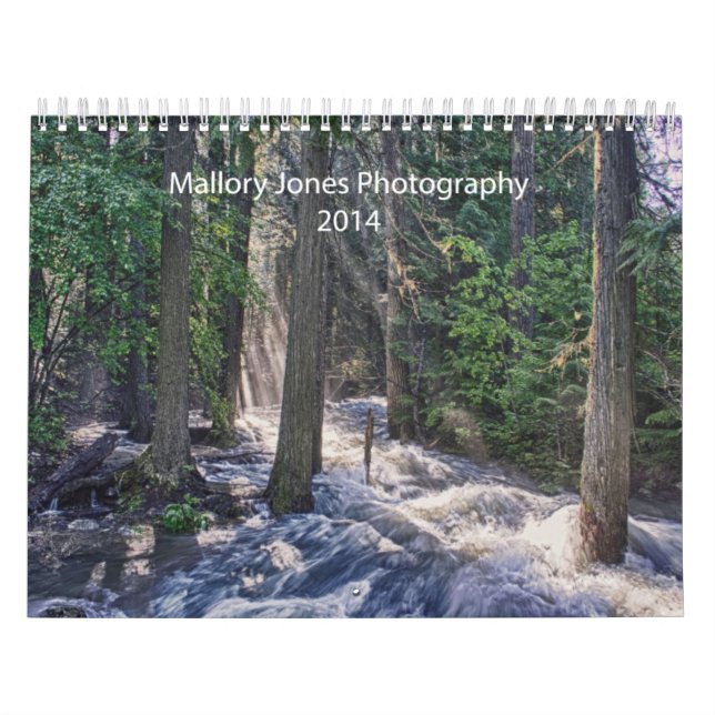 Calendario de la fotografía 2014 de Mallory Jones (Tapa)