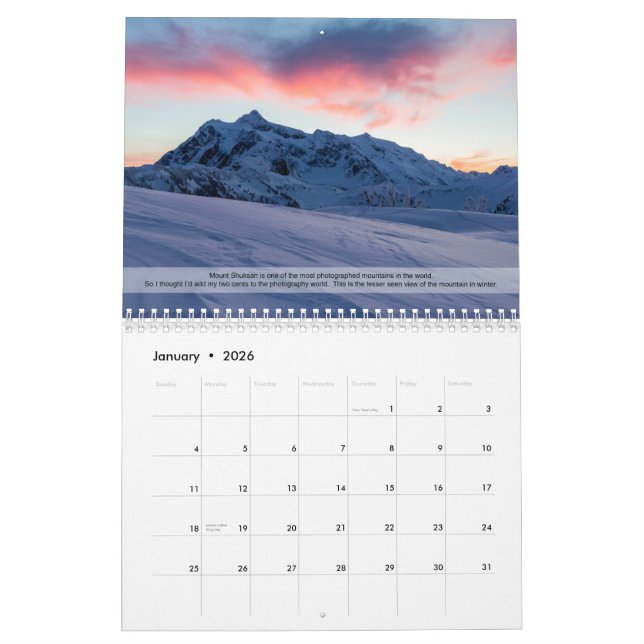 Calendario de la fotografía 2014 de Thatcher (Jan 2026)