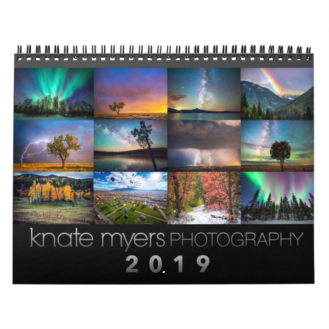 Calendario de la fotografía 2019 de Knate Myers (Tapa)