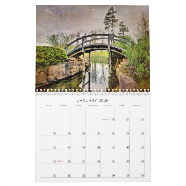 Calendario de la fotografía de 2013 paisajes (Jan 2026)