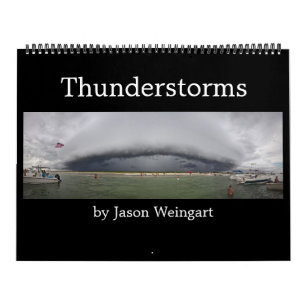 Calendario de la fotografía de la tempestad de